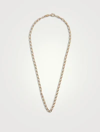 14K Gold Heavy Link Chain Necklace