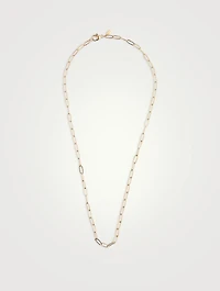 14K Gold Paper Clip Chain