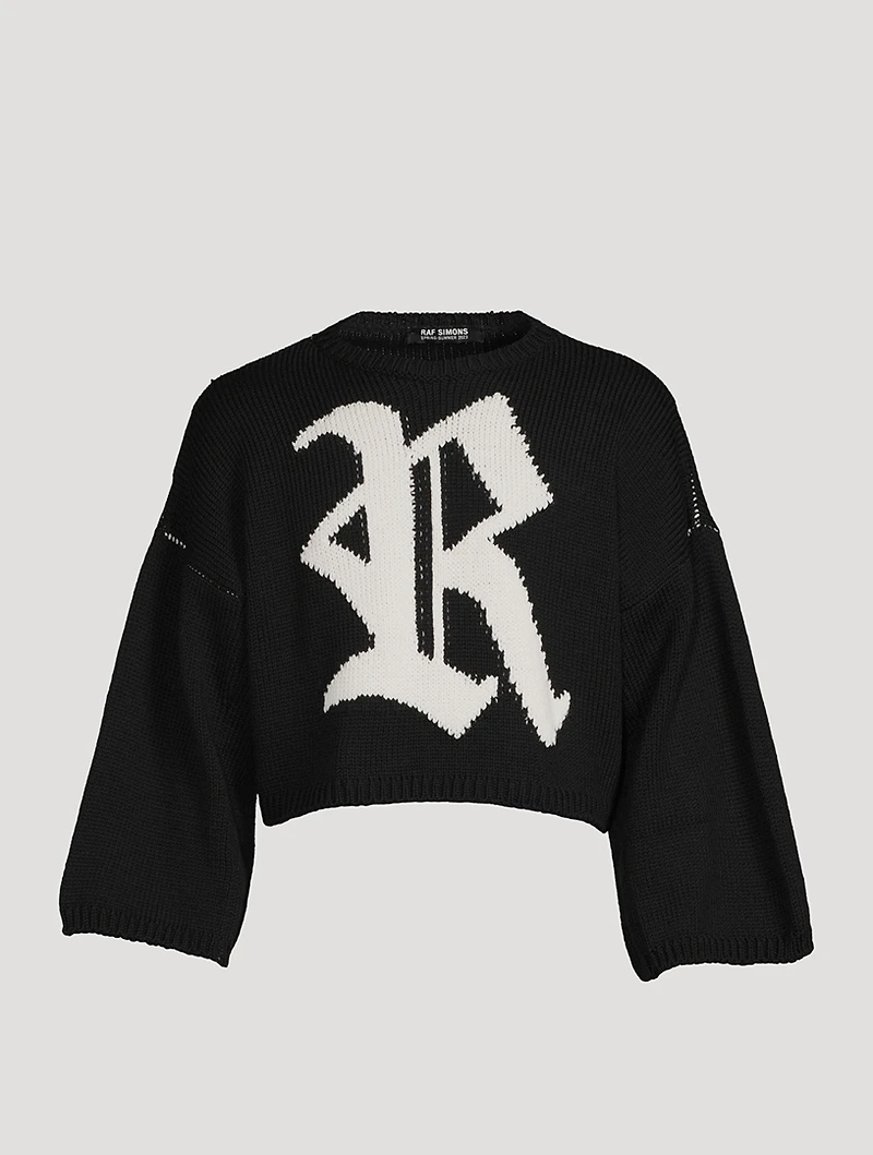 Bulky Knit Logo Sweater
