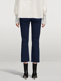 Cindy Straight-Leg Crop Jeans