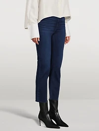 Cindy Straight-Leg Crop Jeans
