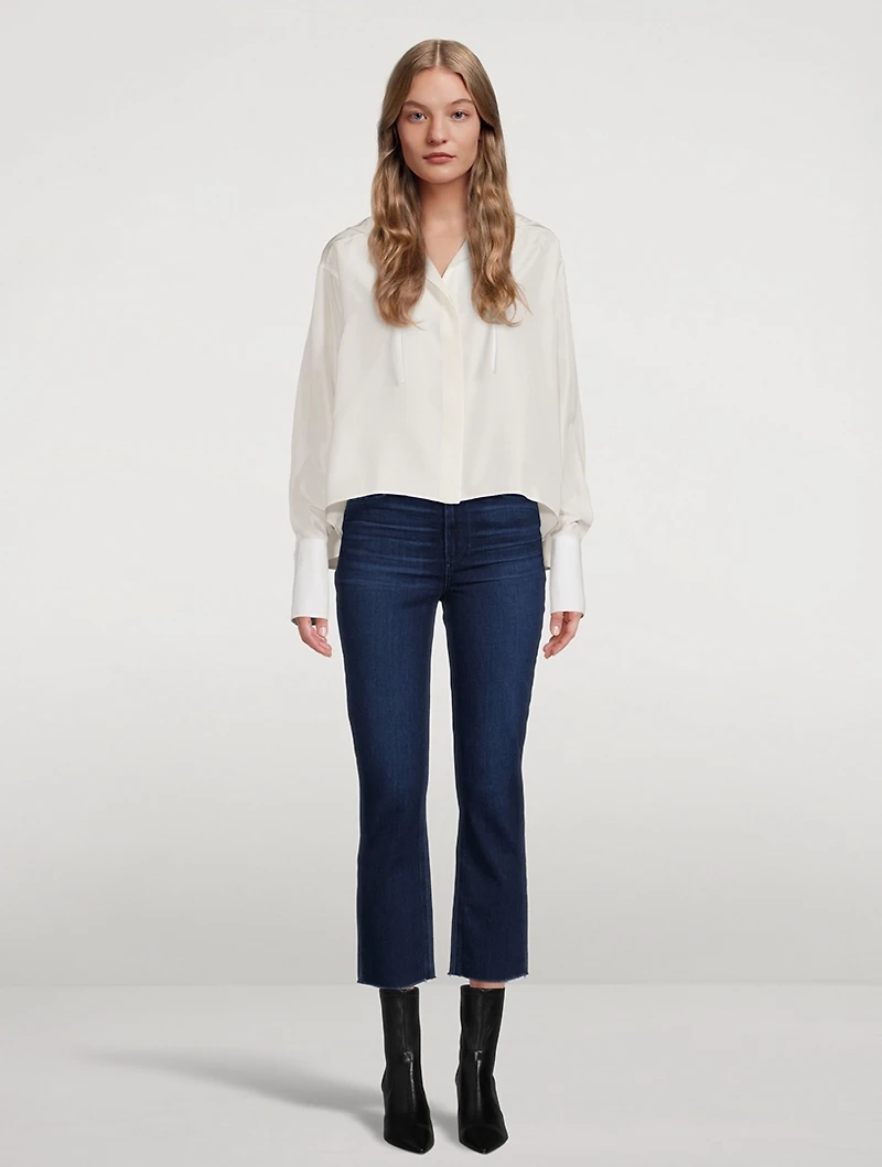 Cindy Straight-Leg Crop Jeans