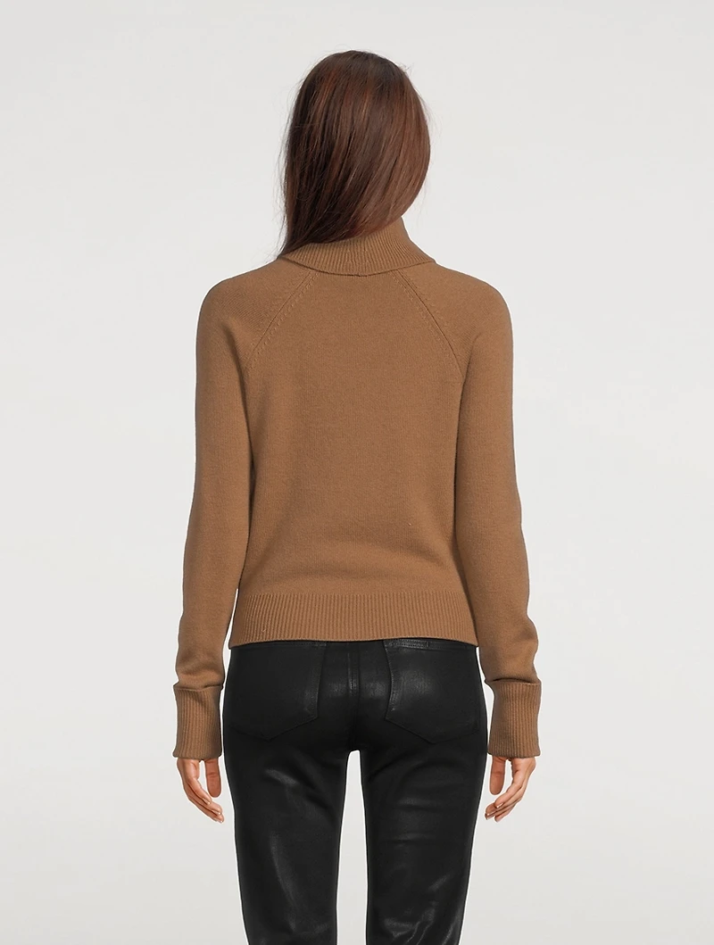Cherise Keyhole Turtleneck Sweater