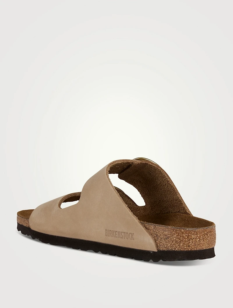 Arizona Big Buckle Leather Slide Sandals