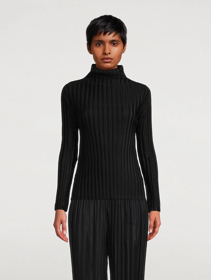 Rib Pleats Basics Top