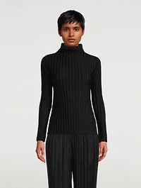 Rib Pleats Basics Top