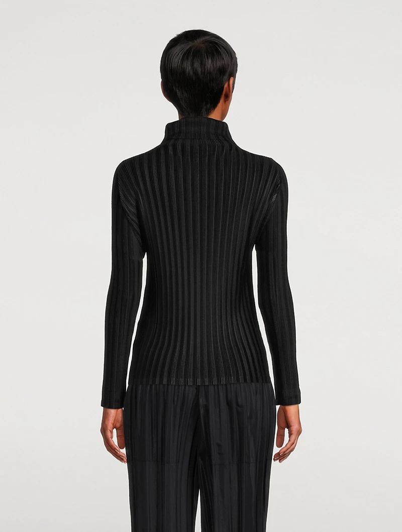 Rib Pleats Basics Top