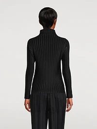 Rib Pleats Basics Top