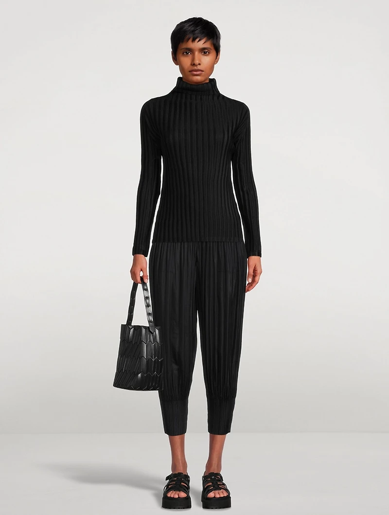 Rib Pleats Basics Top