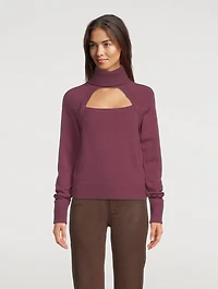 Cherise Keyhole Turtleneck Sweater