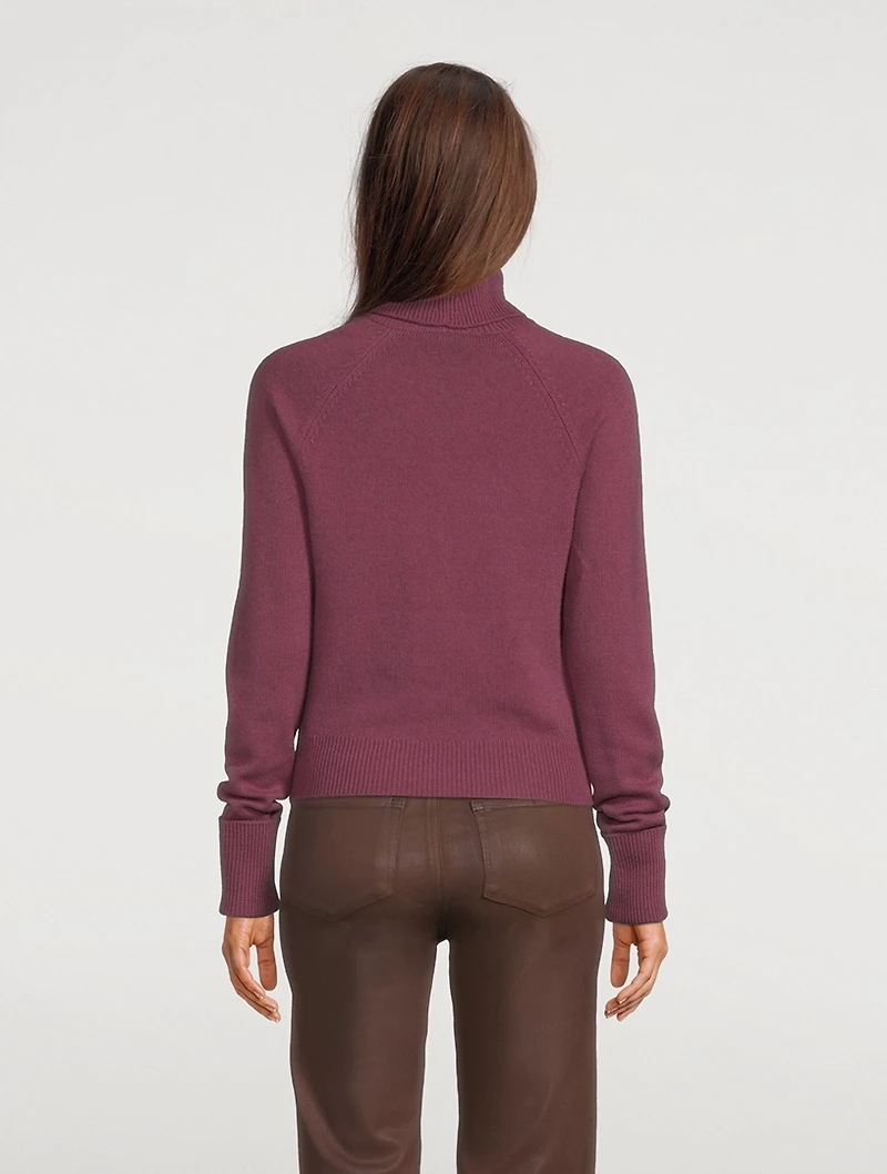 Cherise Keyhole Turtleneck Sweater