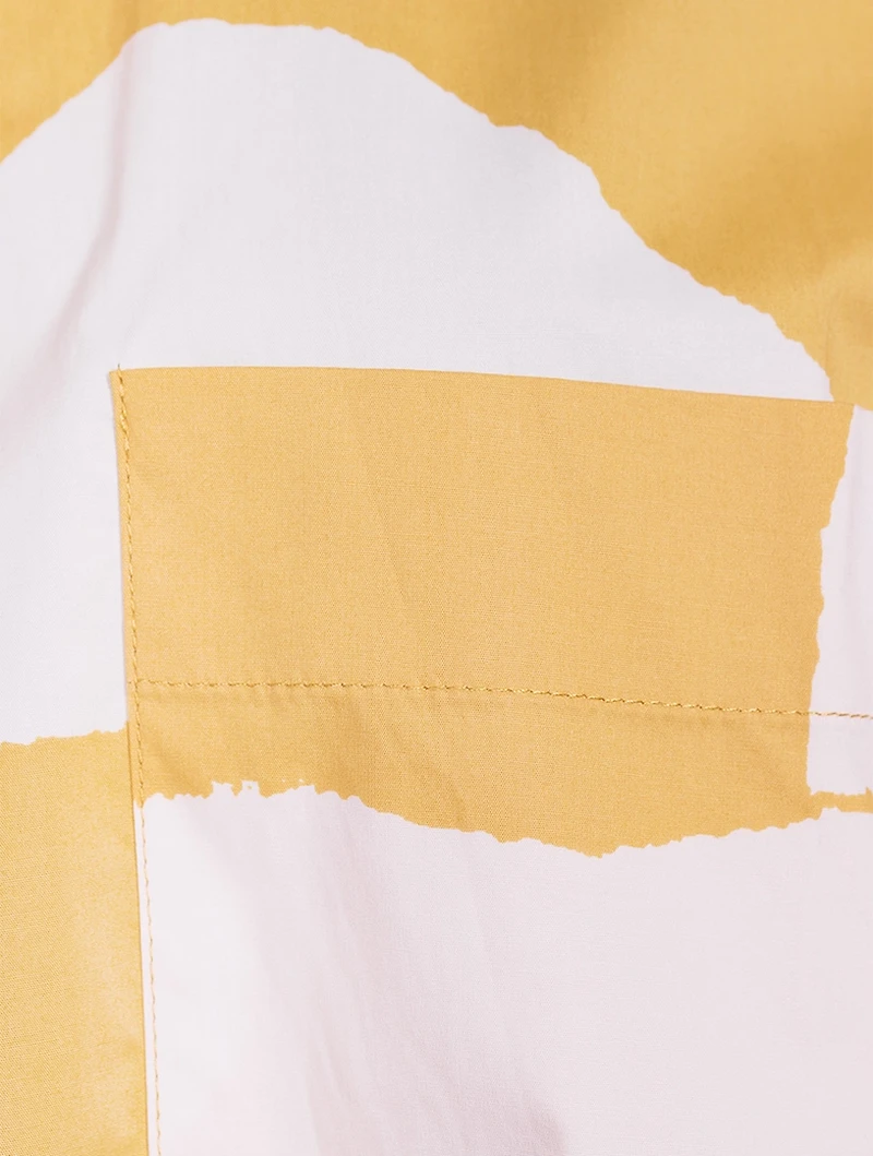 Organic Cotton Shirt Terrazzo Print
