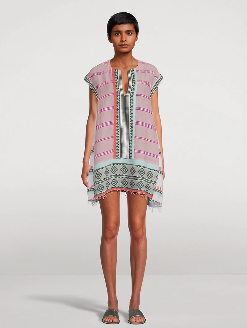 Rosa Caftan Mini Dress