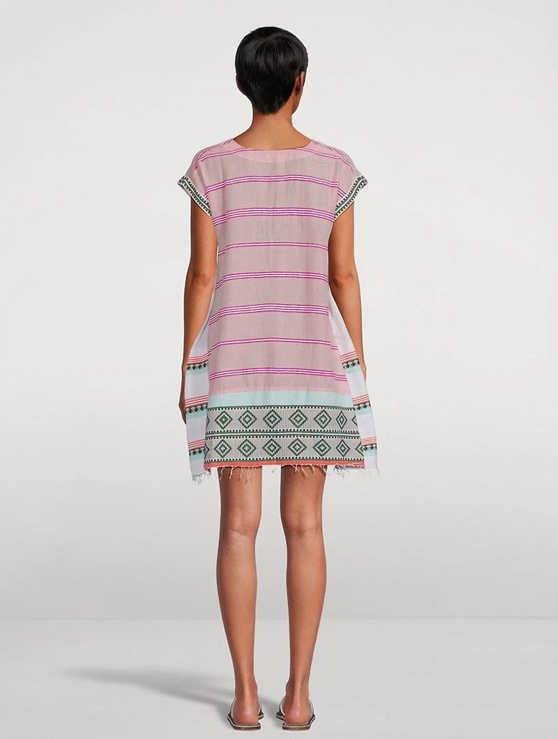 Rosa Caftan Mini Dress