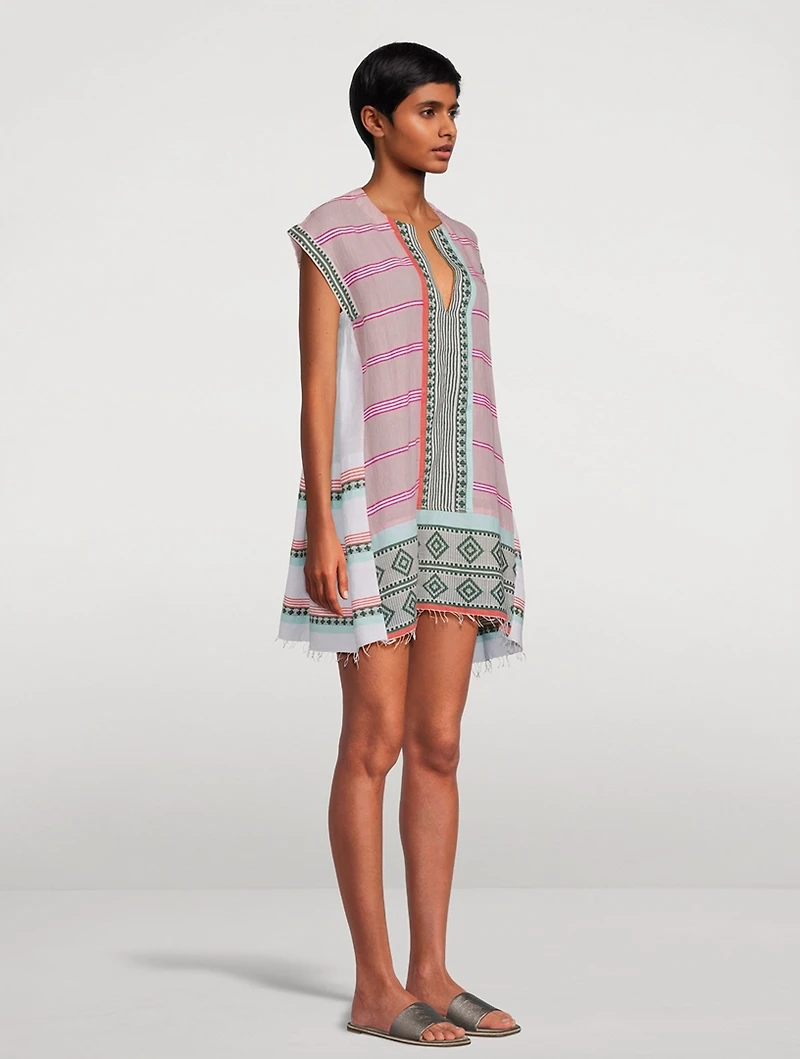 Rosa Caftan Mini Dress