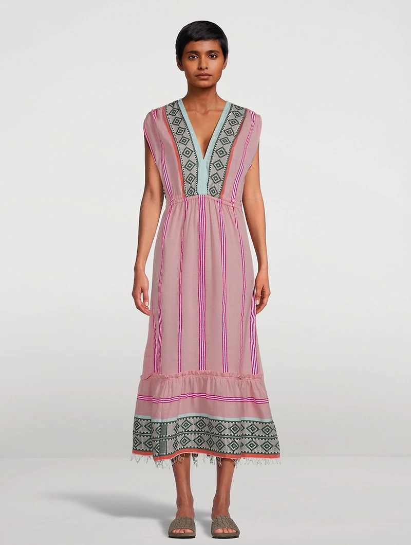 Rosa Sleeveless Plunge Neck Dress