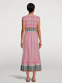 Rosa Sleeveless Plunge Neck Dress
