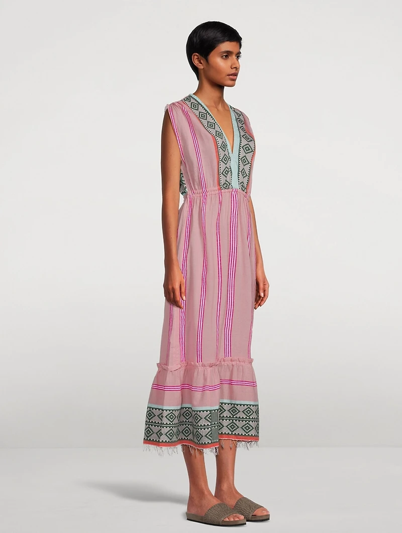 Rosa Sleeveless Plunge Neck Dress