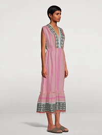 Rosa Sleeveless Plunge Neck Dress