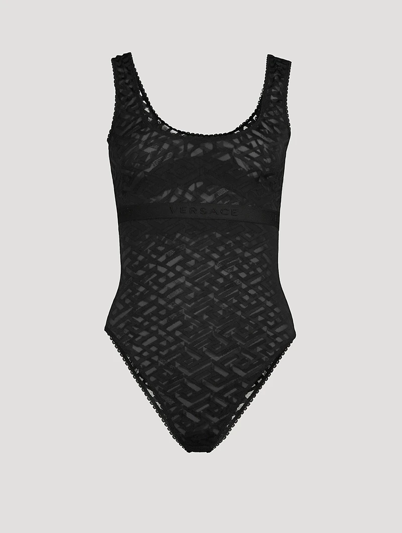 La Greca Tulle Bodysuit