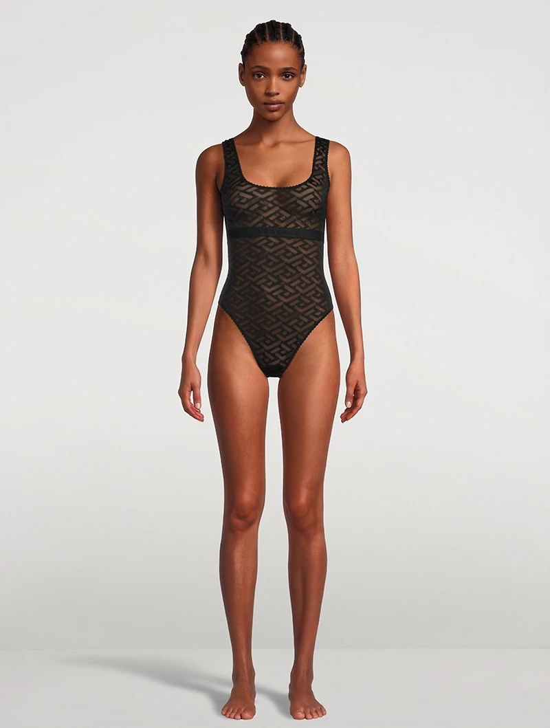 La Greca Tulle Bodysuit