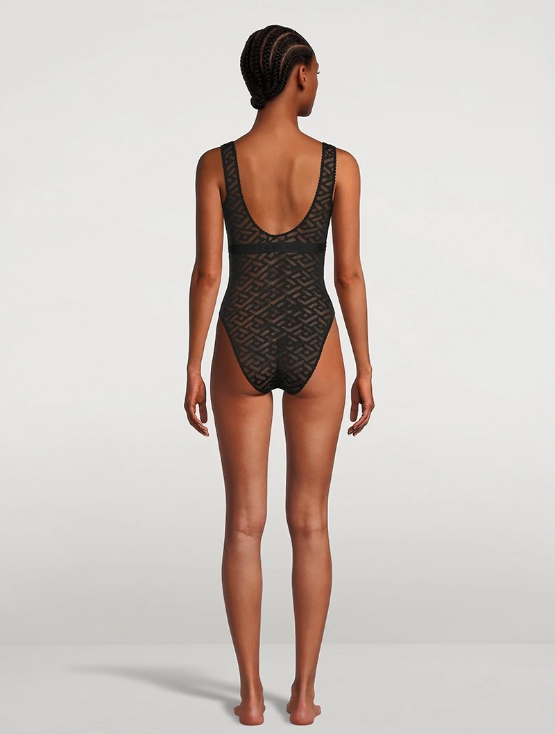 La Greca Tulle Bodysuit
