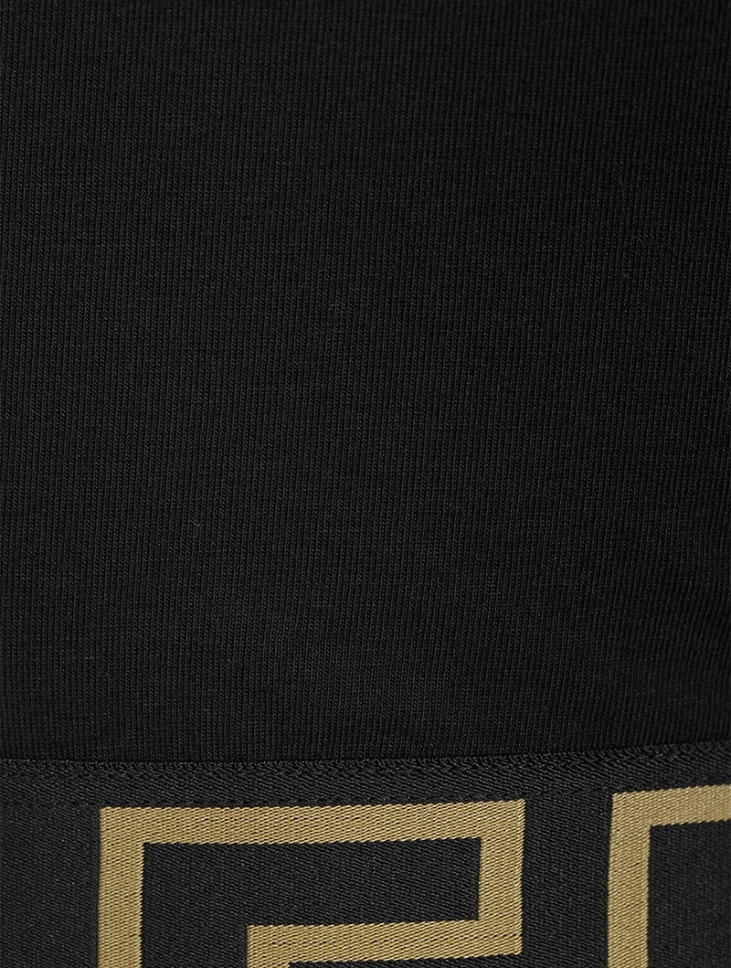 Greca Border Crop Top