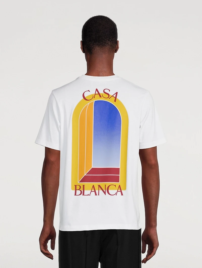 L'Arche De Nuit Cotton Graphic T-Shirt