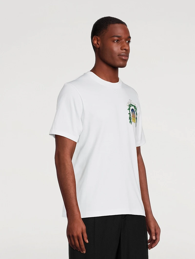 Avenida Cotton Graphic T-Shirt