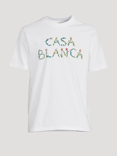 L-Arche Fleurie Cotton T-Shirt