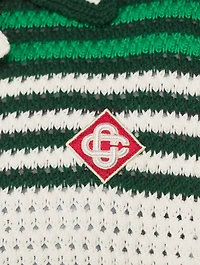 Tennis Crochet Short-Sleeve Shirt