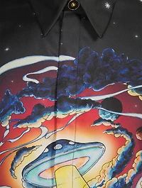 Cowboy De L'Espace Silk Long-Sleeve Shirt