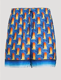 L'Arche De Nuit Silk Shorts