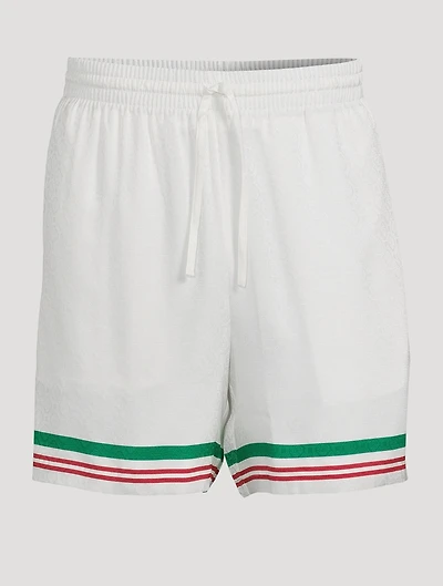 Silk Drawstring Shorts