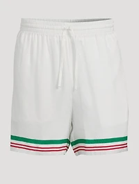 Silk Drawstring Shorts