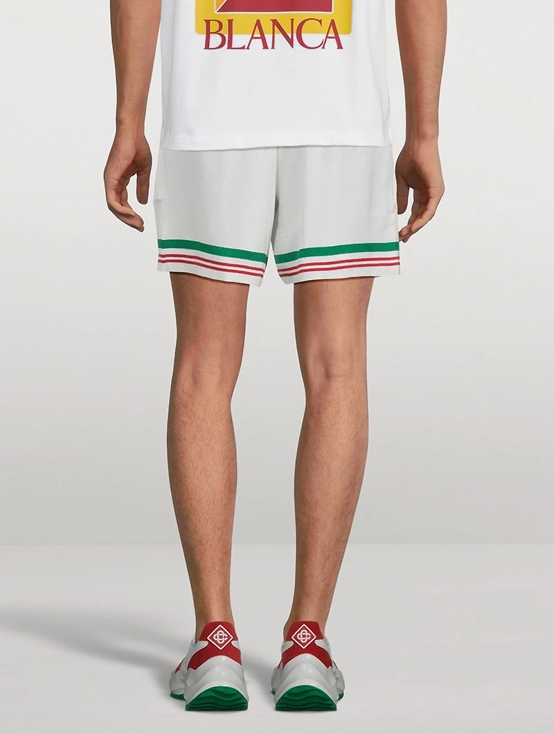 Silk Drawstring Shorts