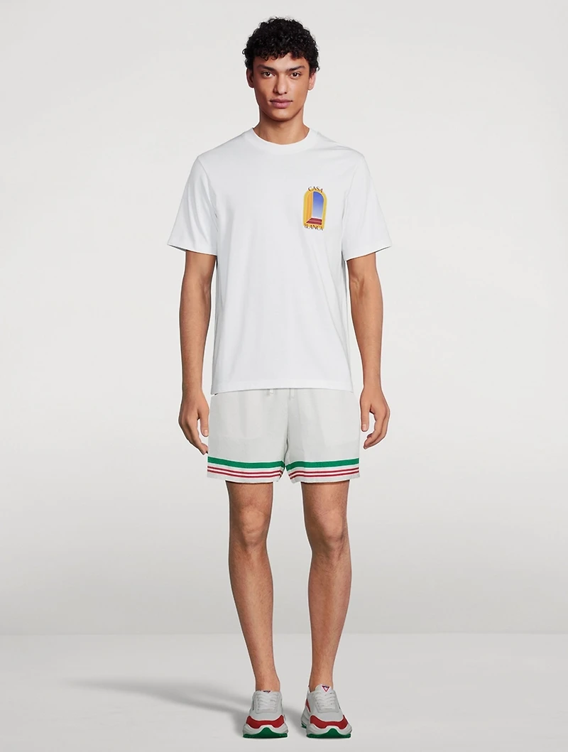 Silk Drawstring Shorts