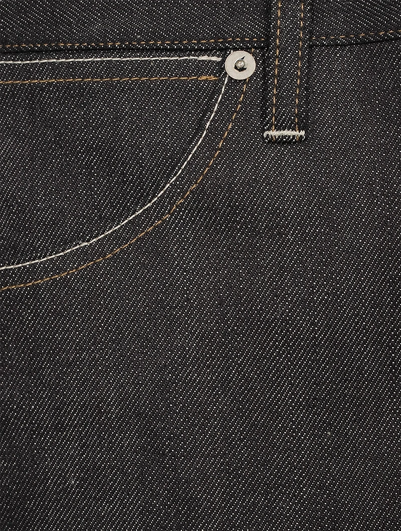 Cotton Straight-Leg Pants
