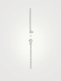 Tennis 14K White Gold Petite Lab Grown Diamond Necklace