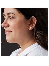 Statement 14K Gold Four-Stone Marquise Lab Grown Diamond Ear Climber