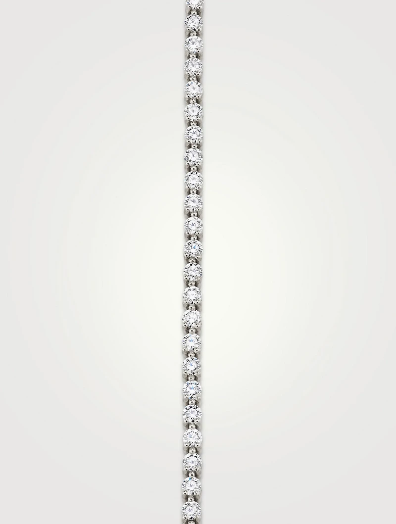 Medium Tennis 14K White Gold Lab Grown Diamond Bracelet