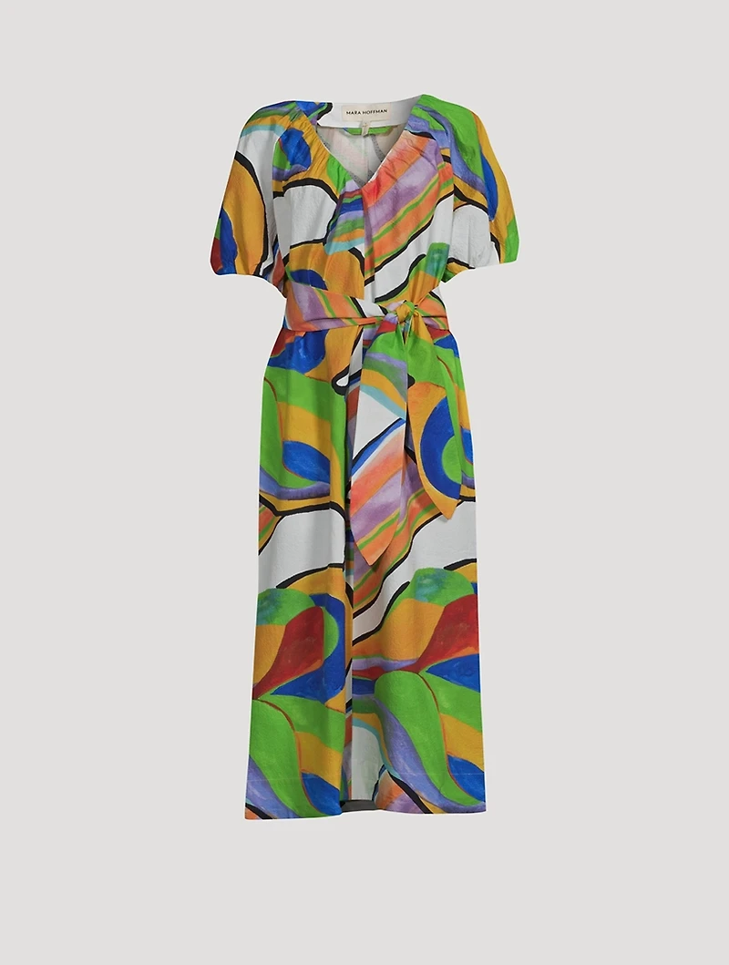 Alora Organic Cotton Cocoon Midi Dress