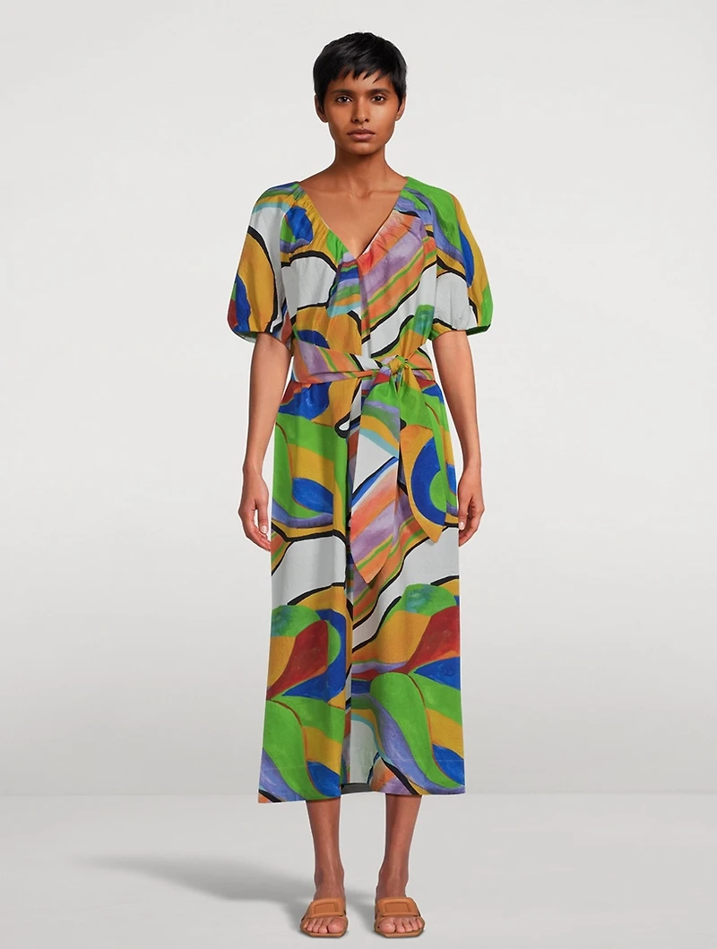 Alora Organic Cotton Cocoon Midi Dress