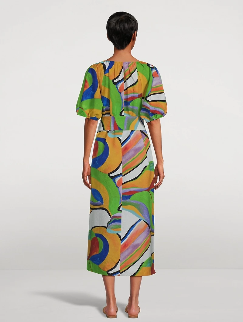 Alora Organic Cotton Cocoon Midi Dress