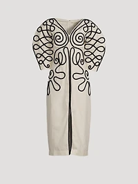 Luisa Puff Sleeve Midi Dress