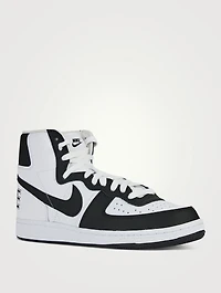NIKE x CDG Terminator Leather Sneakers