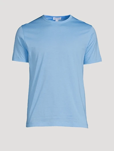 Classic Cotton T-Shirt With Tipping