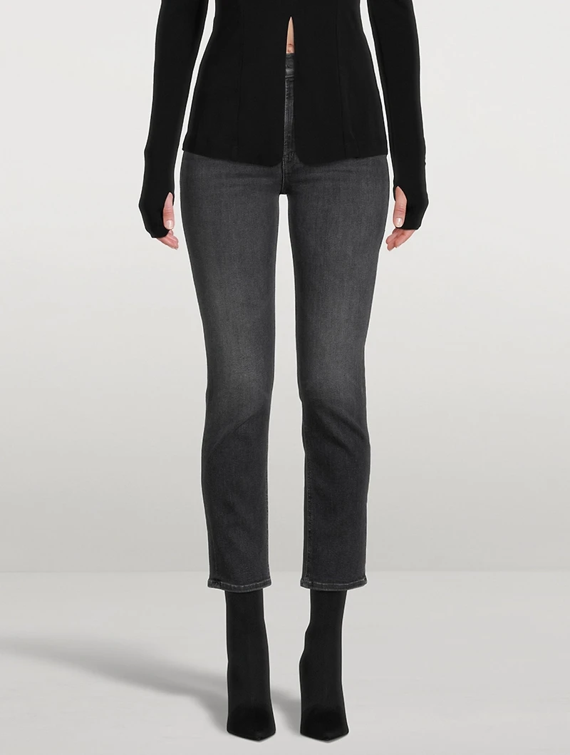The Dazzler Straight-Leg Ankle Jeans