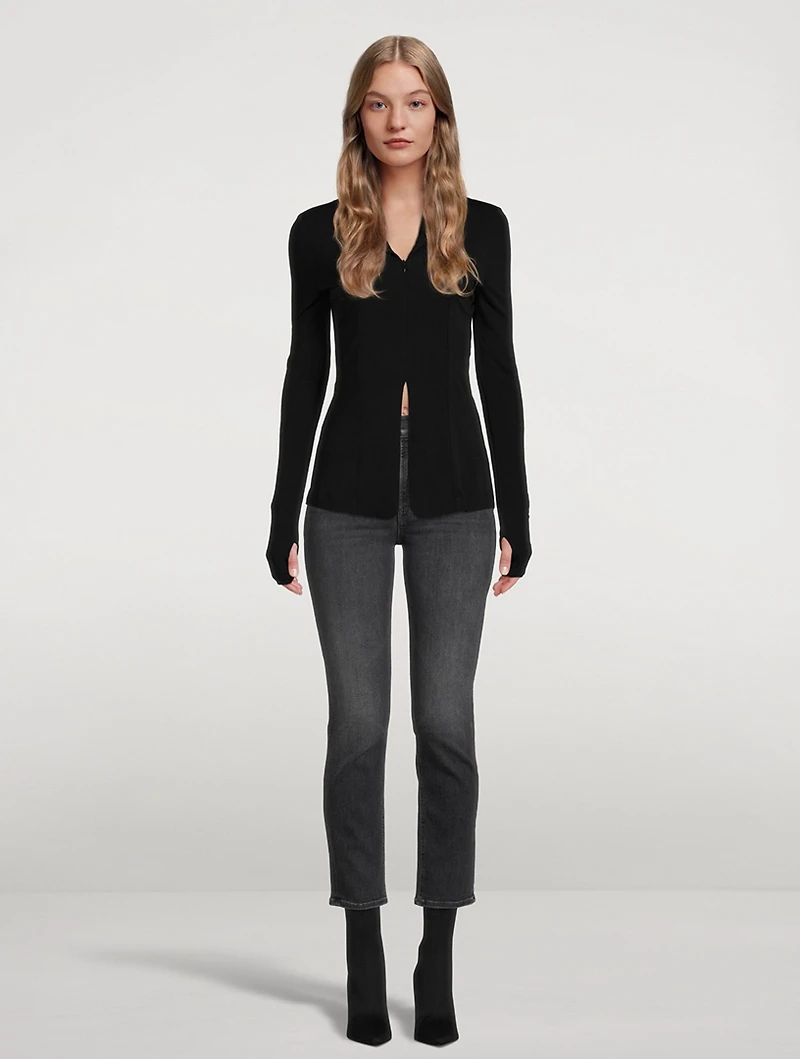 The Dazzler Straight-Leg Ankle Jeans