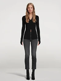 The Dazzler Straight-Leg Ankle Jeans